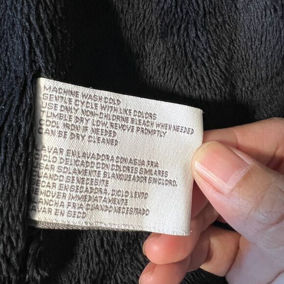 Weatherproof Quilted Jacket Hoodie Womens Size Large Black Cozy Warm Minimalist - Picture 10 of 11